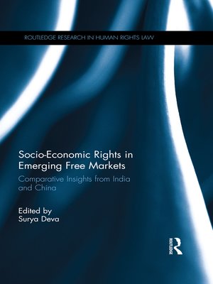 cover image of Socio-Economic Rights in Emerging Free Markets